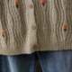 Spring and Autumn Number 200jin [Jin is equal to 0.5 kg] Literary Fan Embroidery Flower Age Cover Cardigan Ves.