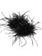 Pure desire ins style ostrich hairpin on the back of the head, feather grabber headband, shark clip, chicken feather, high-end hair accessory