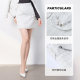 kodice autumn and winter new women's white skirt half skirt A-line skirt short skirt floral chain fashionable temperament