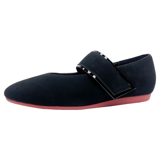 
Cabinet Ya's women's shoes soft and comfortable flat shoes genuine leather mother's shoes soft leather soft sole Velcro shallow mouth leather shoes new