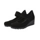 Cabinet Ya's women's shoes, soft and comfortable mom's shoes, wedge heels, genuine leather, soft surface, soft sole leather shoes, frosted Velcro single shoes