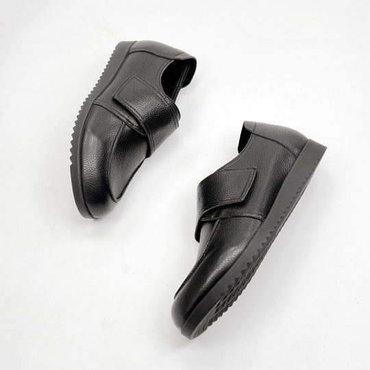 
Cabinet Ya's women's shoes genuine leather Velcro leather shoes flat loafers soft and comfortable single shoes soft surface soft sole loafers