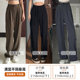 Drapey suit pants for women 2025 spring and summer new style for fat girls to wear high-waisted slimming loose wide-leg casual pants