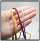 3mm core-spun cotton rope, non-sinterable pure cotton, wenwan cotton thread, diy hand-woven rope, non-elastic Morandi color