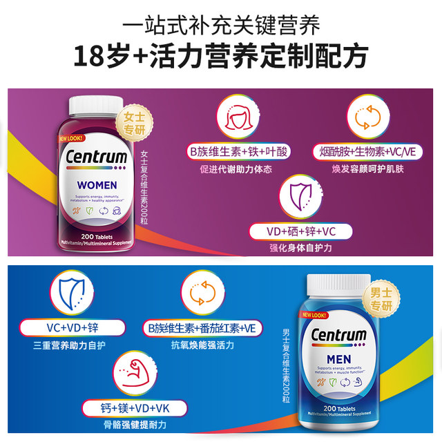 Shancun Men and Women's Complex Vitamin Official Flagship Store Customized Formula VC Self-Protect