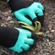 Gardening gloves with claws planting digging gloves anti-puncture waterproof garden potted planting flower planting vegetable planting protective garden gloves