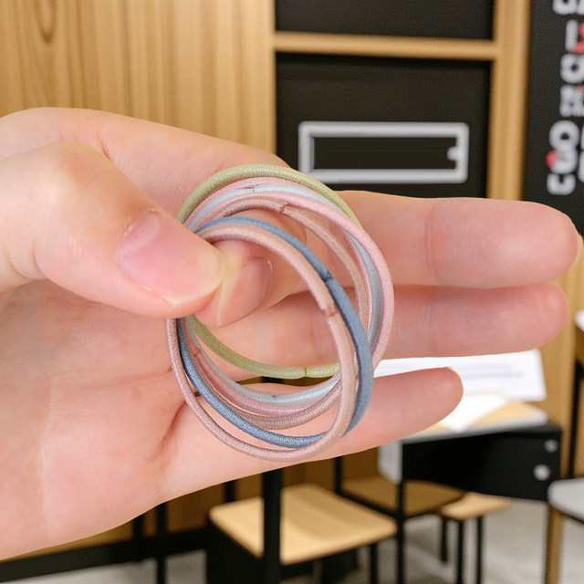 
Simple headband for women Korean style thin hair tied with hair without strangling without strangling rubber band temperament girl headband hair rope