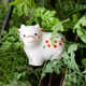Ceramic mini cow ornaments, home decoration ornaments, good luck and fortune, calf ornaments, bonsai gardening flower pets