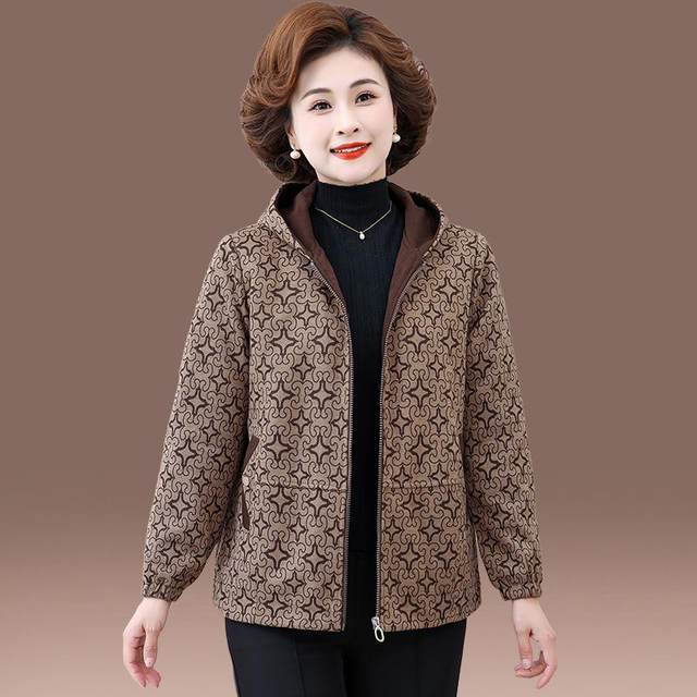 Mom's winter large size plus velvet cotton coat new warm hooded top for middle-aged and elderly women's winter thickened cotton coat