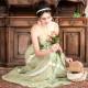 Bujiu Forest Elf Green Plaid Skirt Hem Waist-Close-up Sling New Summer Holiday Style Slim
