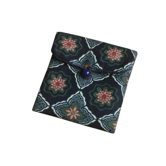 Spring mud, pocket cotton cloth bag walnut beads picking bag, bags, hand pocket bag Bodhi cloth bag jewelry double layer cloth bag
