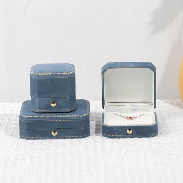 Star anise lace proposal nail buckle jewelry box ring pendant box fashion noble bracelet necklace set decoration box