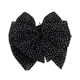
suzyacc kr atmospheric polka dot chiffon bow hair clip for women 2025 new style back head hair clip