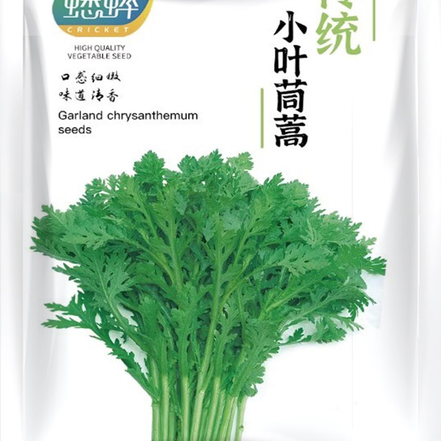 Complete collection of small-leaf chrysanthemum seeds, farm chrysanthemum seeds, emperor vegetable seedlings, green vegetable seeds, summer, autumn and winter seasons