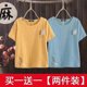 Single/two-piece cotton and linen embroidered T-shirt short-sleeved women's summer new large-size stylish slim fit styling base shirt for women
