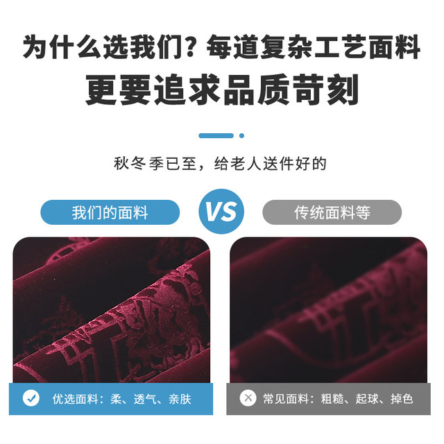 Grandma's vest, mother's outfit, new style, middle-aged and elderly loose vest, soft all-in-one velvet thickened vest for women