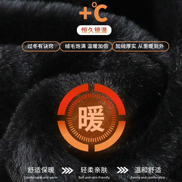 
Grandma's winter coat, middle-aged and elderly fur all-in-one coat, female mother's warm top, velvet thickened cotton jacket for the elderly