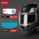 Modo Wolf motorcycle helmet four-season anti-fog lens high-transparency clear full-face helmet double-sided anti-fog lens