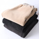 Winter woolen straight pants for middle-aged and elderly women, new style mother's wear, autumn and winter plus velvet and thickened wide-leg casual pants