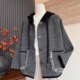Fashionable mother's knitted sweater top buttoned long-sleeved cardigan hooded casual middle-aged and elderly women's autumn and winter all-match coat