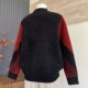 Fashionable mother's clothing, thickened with velvet, new autumn and winter inner layer, warm half turtleneck one-piece velvet sweater for middle-aged and elderly women