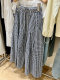 2025 new retro plaid skirt for women summer loose versatile drawstring A-line long skirt for slimming versatile skirt