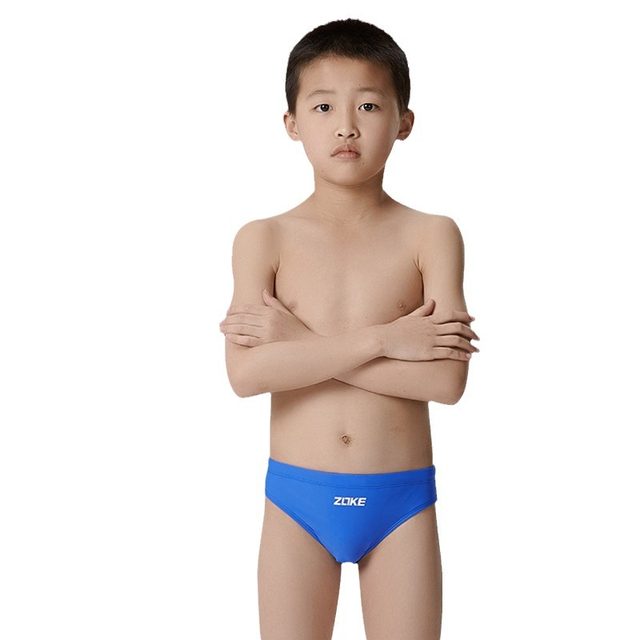 Children's professional one-piece triangular swimsuit swimsuit trunk teenagers swimsuit medium and big boys and girls learn swimming training
