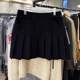 South Korea's Dongdaemun 2024 Autumn and Winter new retro high waist strap shows thin pleated folds skirt women's short skirt
