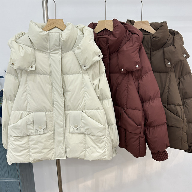 Mom's winter short down jacket, western style and noble grandma's winter coat, small cotton-padded jacket, middle-aged and elderly coat, women's autumn and winter
