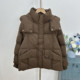 Mom's winter short down jacket, western style and noble grandma's winter coat, small cotton-padded jacket, middle-aged and elderly coat, women's autumn and winter