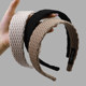 Knitted hairpin hairband for women, high-end, fashionable, face-washing headband, hairband, 2025 new style hairpin headwear