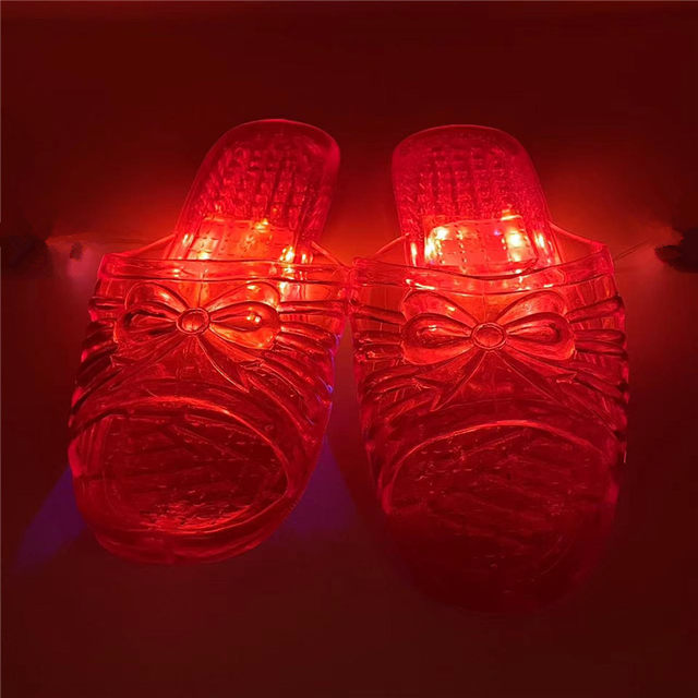 June 1st gift best friend classmate funny ex-sister slippers glowing princess crystal shoes birthday gift ins