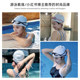 pulassi swimming cap for women adult waterproof, no head slimming, long hair, plus head circumference, can be used for water drop silicone swimming cap
