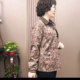 
2025 new autumn mother's clothing lapel floral long-sleeved jacket fashionable middle-aged and elderly women's tops
