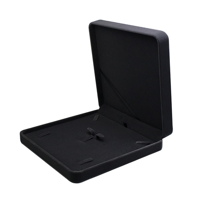 High-end velvet jewelry box, ring, earrings, bracelet, necklace box, 4-piece set box, pearl necklace packaging box