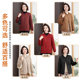 Middle-aged and elderly mothers wear down cotton jackets for women in autumn and winter new styles for wearing thin and warm cotton jackets for wearing small cotton jackets for wearing
