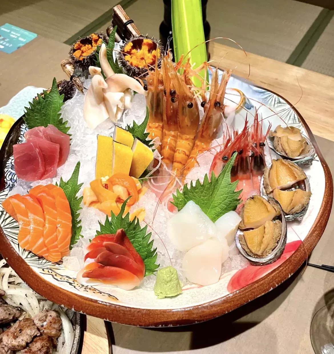 新中日本式料理陶瓷餐具花边仙鹤刺身拼盘子海鲜资造大 新中日本式料理陶瓷餐具花边仙鹤刺身拼盘子海鲜资造大