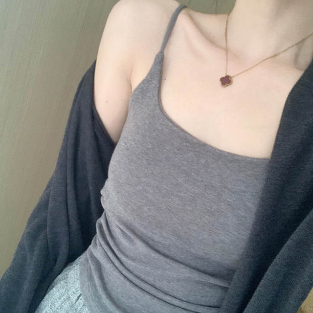 Slim and slim and sweet versatile vest 2025 autumn new sweet temperament casual inner lace