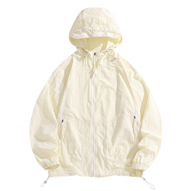 Wukong has a stock summer thin light and breathable sunscreen jacket for men and women fashion brand couples UV skin clothing