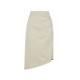 XG Xue Ge Commuting Simple Irregular Skirt Fashion Autumn New Slit Design High Waist Mid-Long Skirt Women's Clothing
