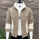 Winter new men's jacket jacket plus velvet thickened and warm fashion Korean version slimming stand -up collar versatile tide top