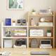 Workstation side storage rack indoor corner children's storage bookcase removable book storage rack layered space saving