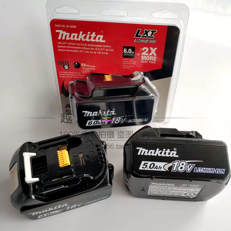 全新Makita牧田BL1850 1860B锂电动工具电起子电池手电钻配件-Taobao