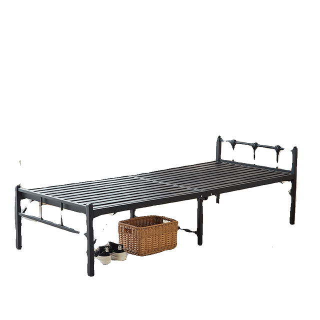 Bed simple folding bed single bed accompanying bed rental room single bed double bed duty room lunch break bed household bed