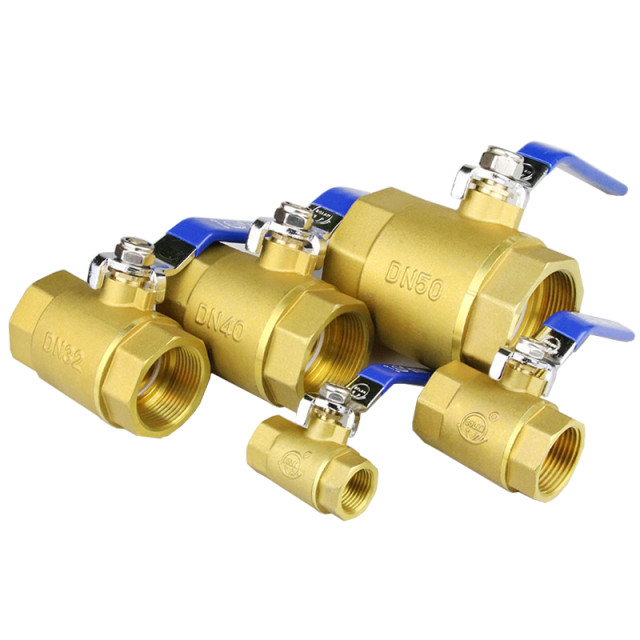 Copper ball valve 4 minutes 6 minutes 1 inch 2 inch dn15 20 25 high temperature 32 ball valve full copper valve tap water valve water switch