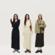 OCHIRLY wool V-neck wool knitted dress, long skirt, soft and waxy, warm and slimming, new autumn and winter product
