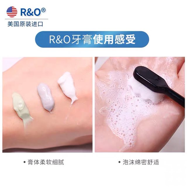 Imported R/O American RO toothpaste green tea fresh mint icy binchotan charcoal clean toothpaste