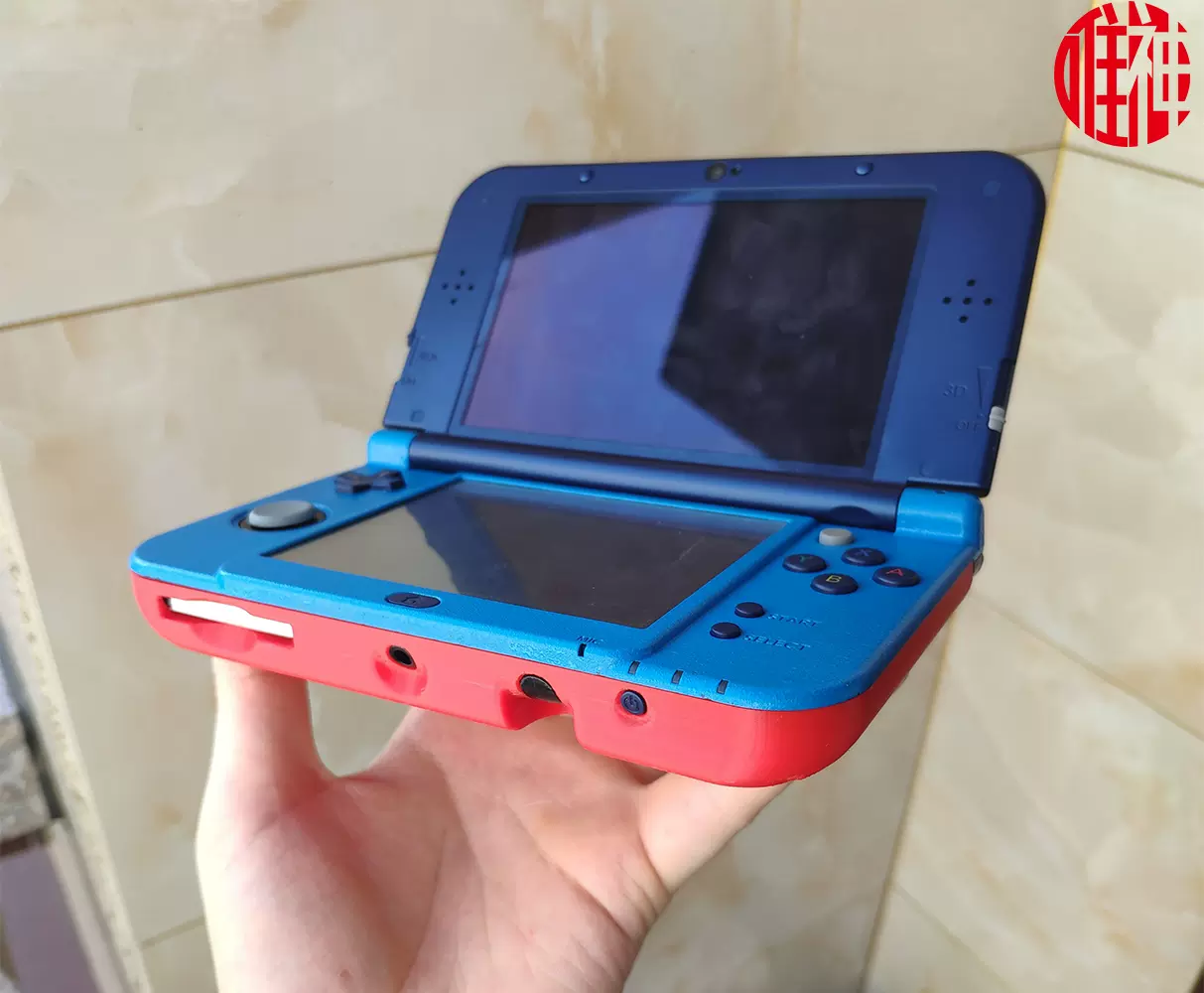 唯神~3ds大容量电池New3ds/New3dsLL加厚背夹3D打印~任天堂掌机用-Taobao