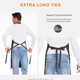 
Cross-border Amazon waterproof and oil-proof halter apron for kitchen, aquatic products, car wash, outdoor gardening work clothes with printed logo