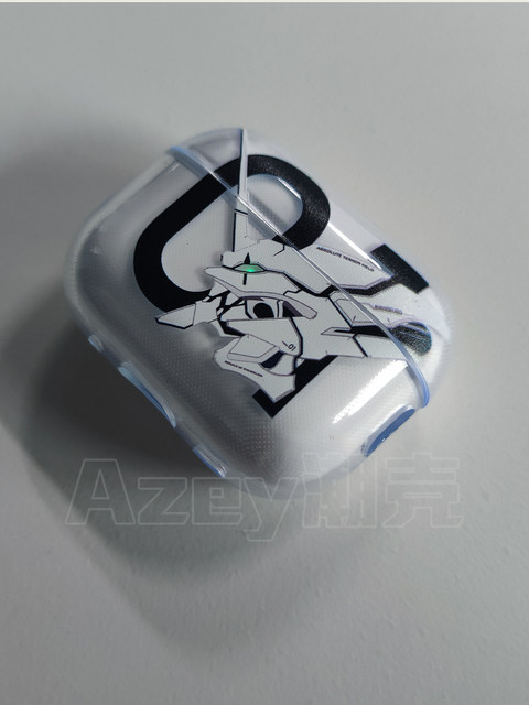 azeyao studio anime eva Evangelion No. 1 machine-to-light suitable for Apple Airpods2pro3 generation soft shell protective cover AirPods4 headphone cover Pro2 fourth and fifth generations transparent